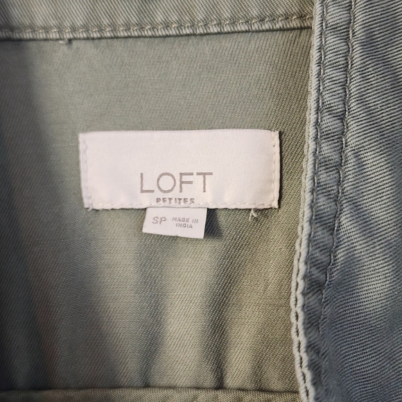 LOFT Drawstring Utility Jacket Size Small Petite - Picture 4 of 16